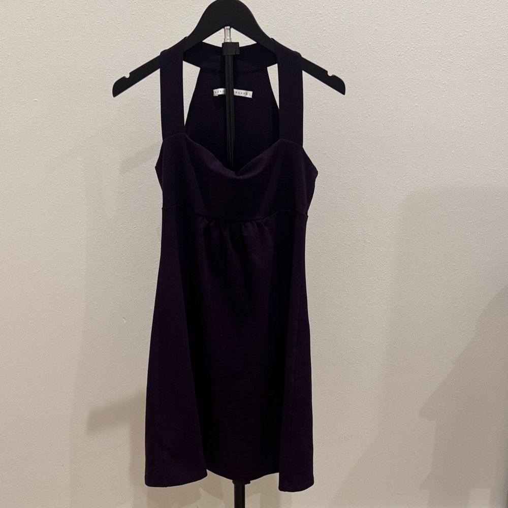 Susana‎ Monaco Deep Purple Sleeveless Mini Dress
